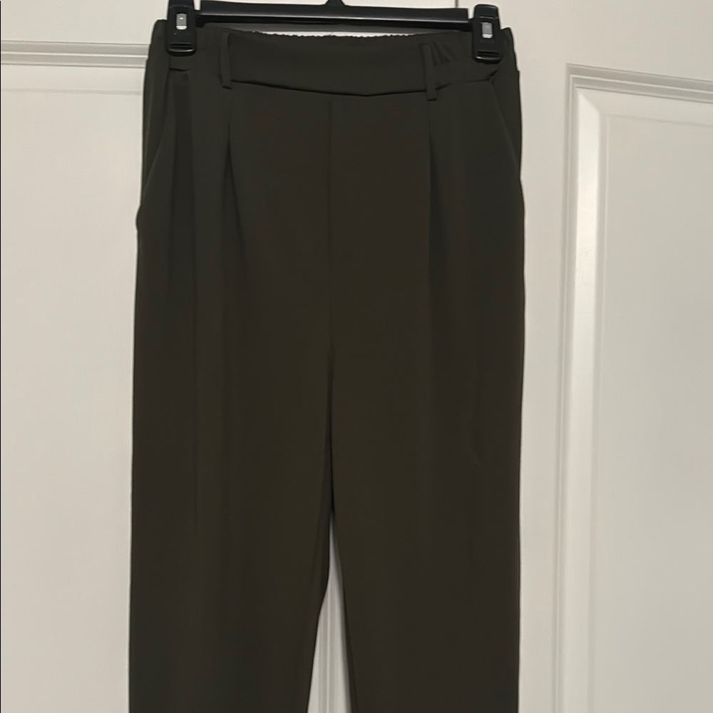 Classic Olive Green Women's Pants